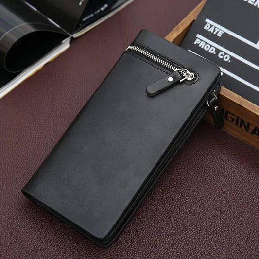 Men's Leather Zip Wallet