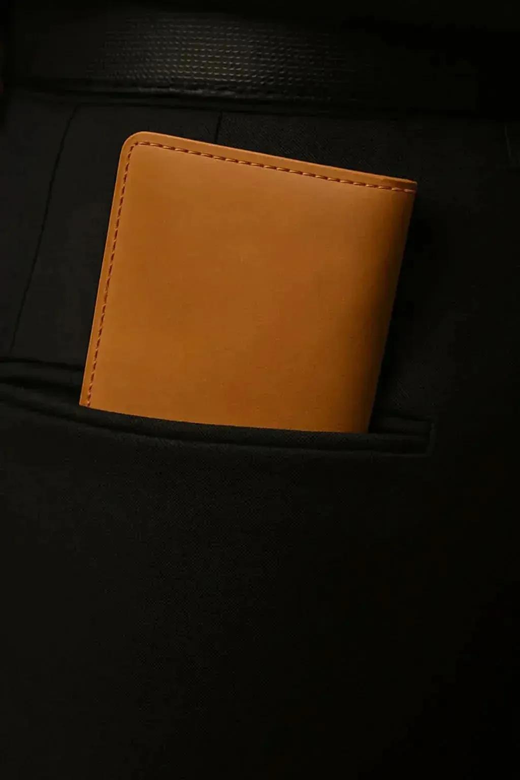 Premium Tan Leather Wallet – Slim, Stylish & Functional