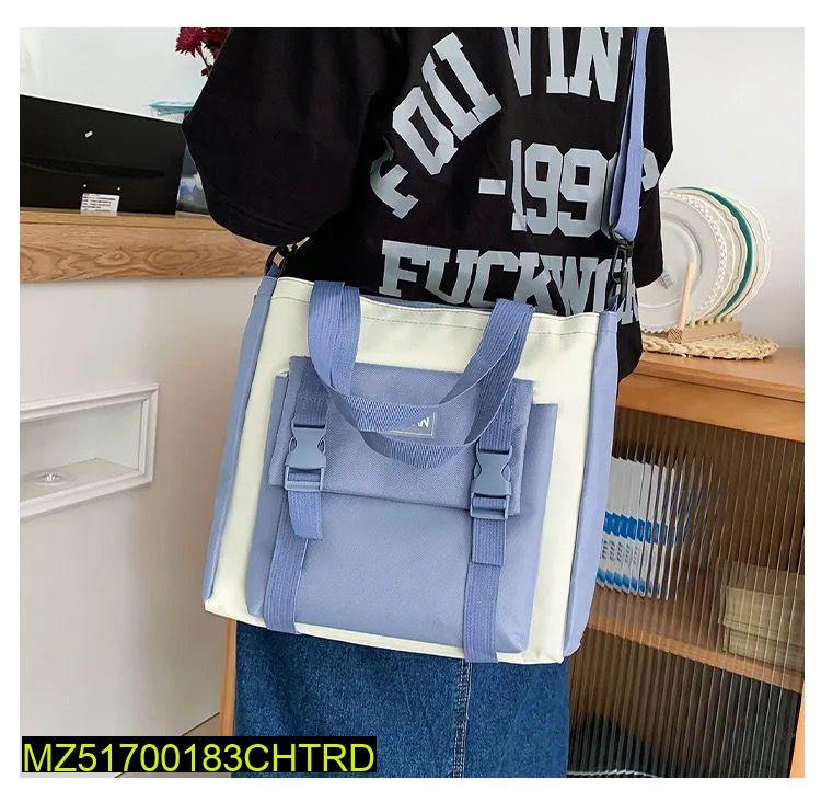 4 Pcs Girl's Casual Backpack, Charcoal