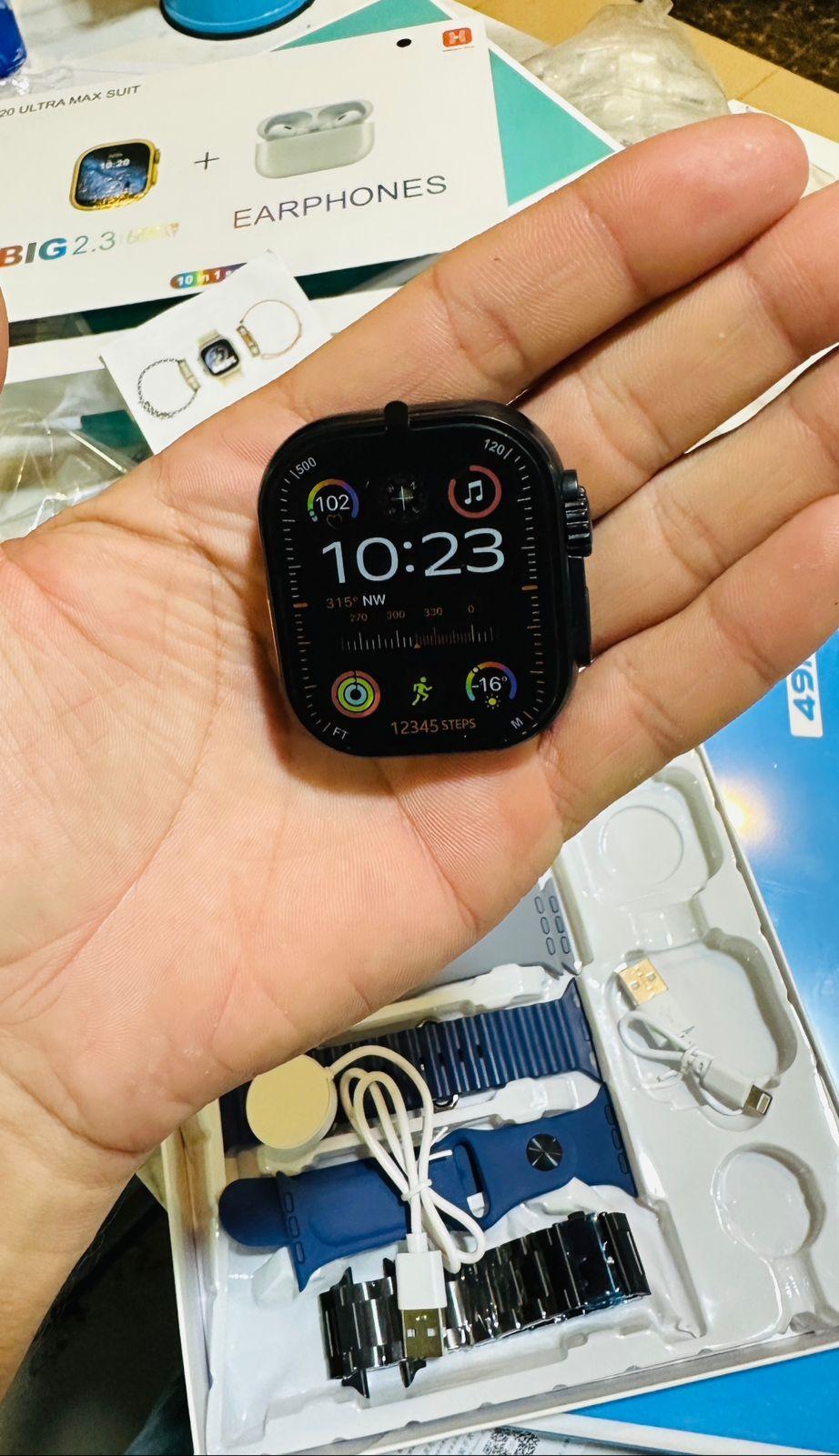 10 In 1 I20 Ultra Max Suit Smart Watch